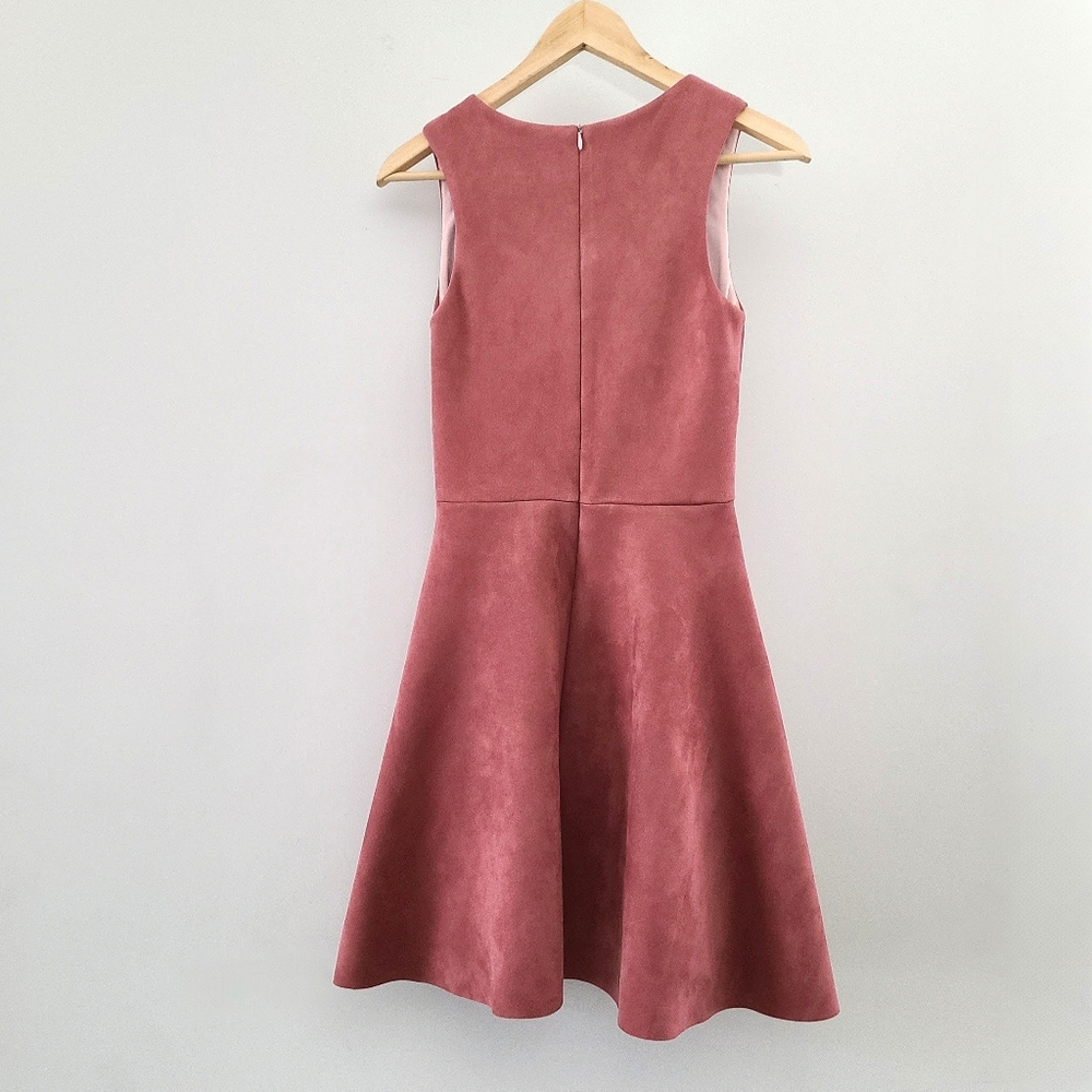 Design Lab faux suede dress, S - Picture 2 of 9